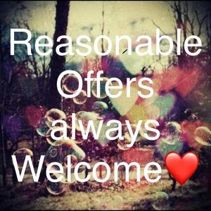 Offers accepted! If u like something, Let me know